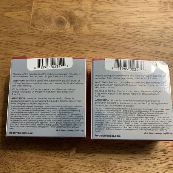 2 Pack beauty blender‎ BOUNCE Soft Focus Gemstone Setting POWDER  Nutmeg - Picture 4 of 6